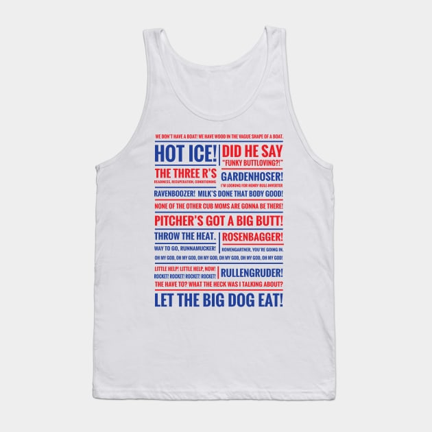 Rookie of the Year Quotes Tank Top by The90sMall